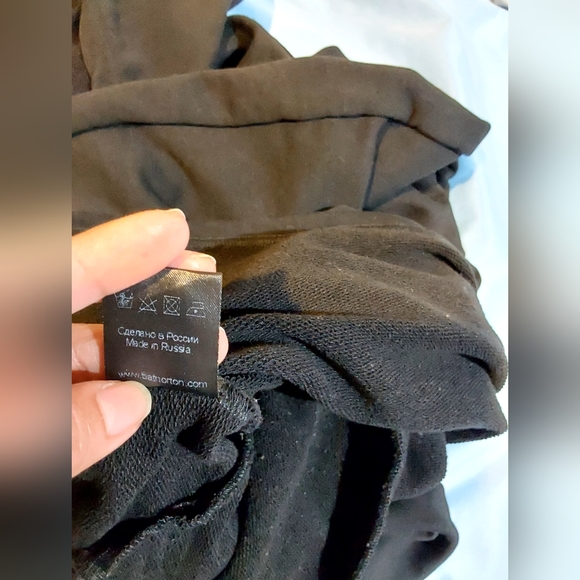 BatNorton Men Assymetric Hoodie Void Black Jacket Snap Button Punk Morph Sz L - Picture 9 of 12